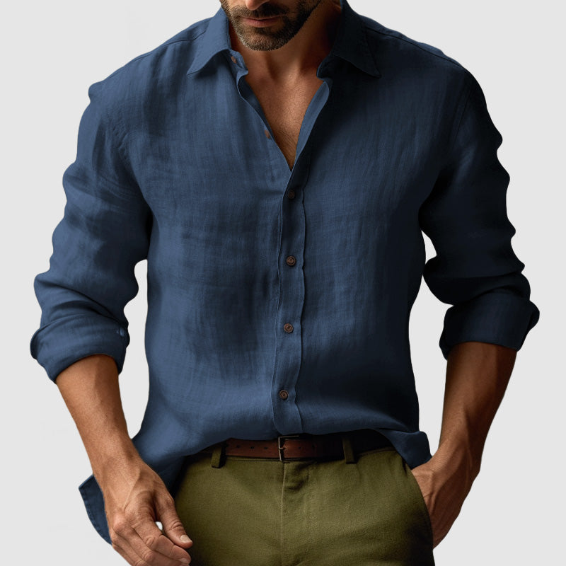 Image of Tobias | Men's Button-Down Casual Shirt