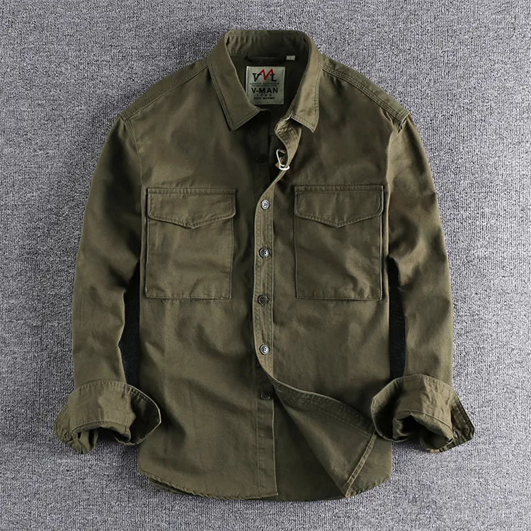 Image of Tobias | Men's Long Sleeve Utility Shirt