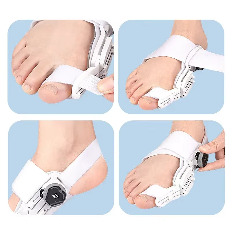Toe Corrector for Hallux Valgus with Adjustable Support