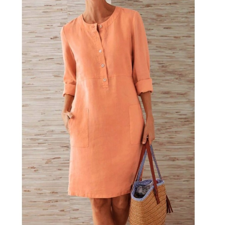 Image of Tracy | Women's Button-Down Midi Dress