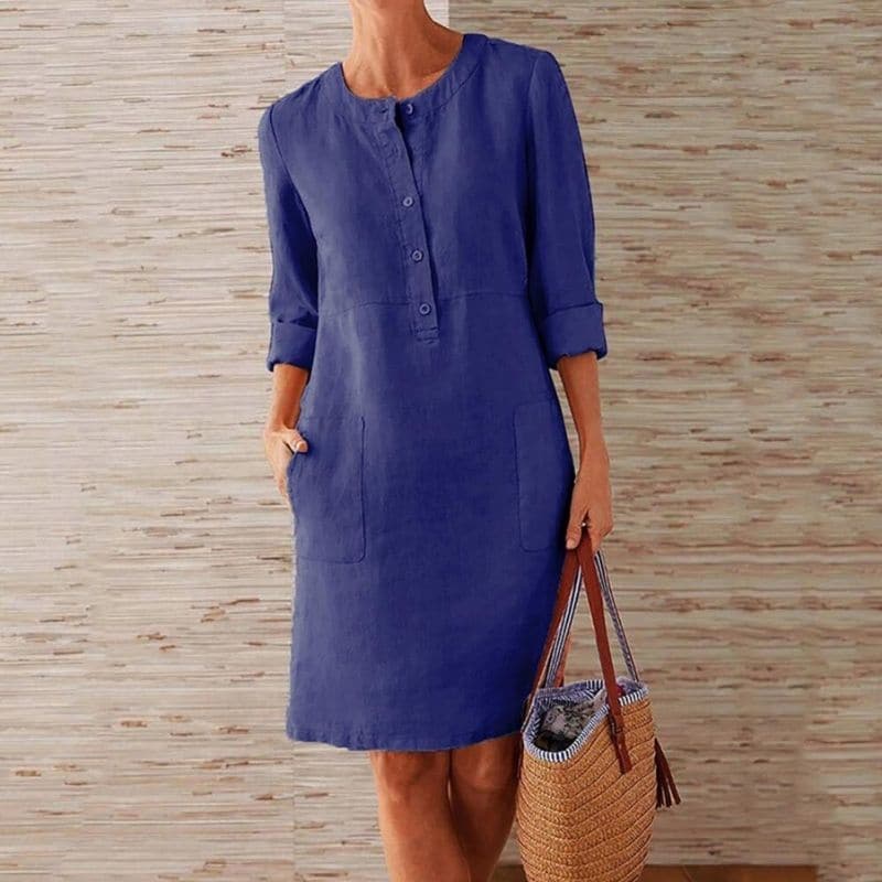 Image of Tracy | Women's Button-Down Midi Dress