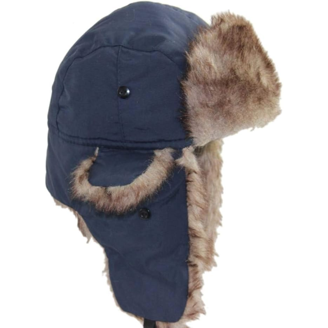 Trapper Winter Hat with Fur Lining - Sasha