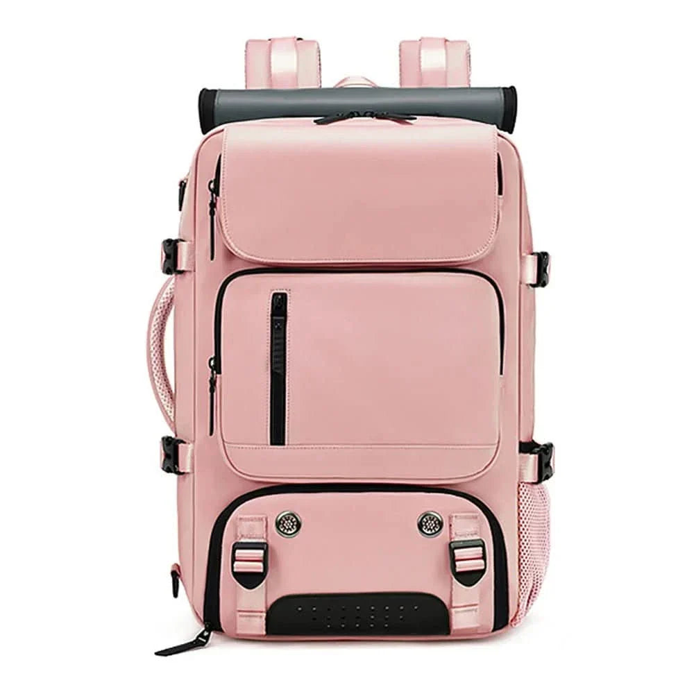 TRAVELMAX Pack - Large waterproof travel backpack with USB port