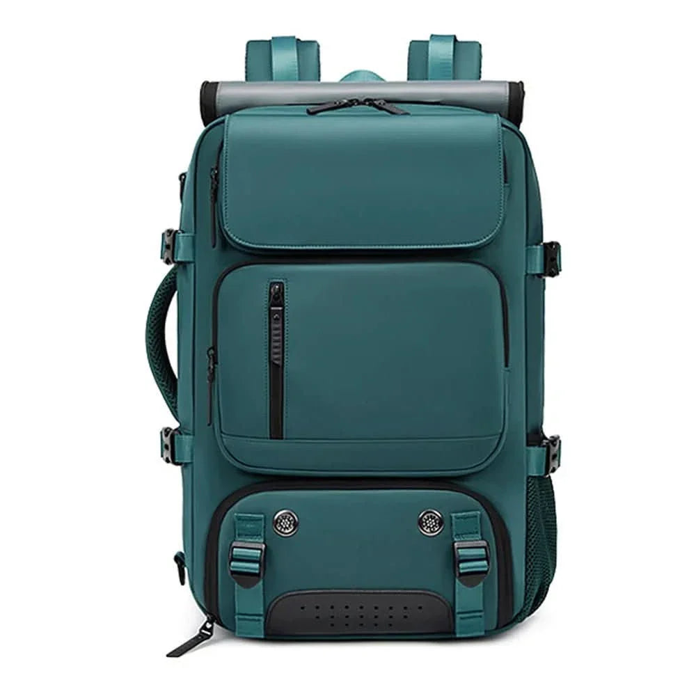 TRAVELMAX Pack - Large waterproof travel backpack with USB port