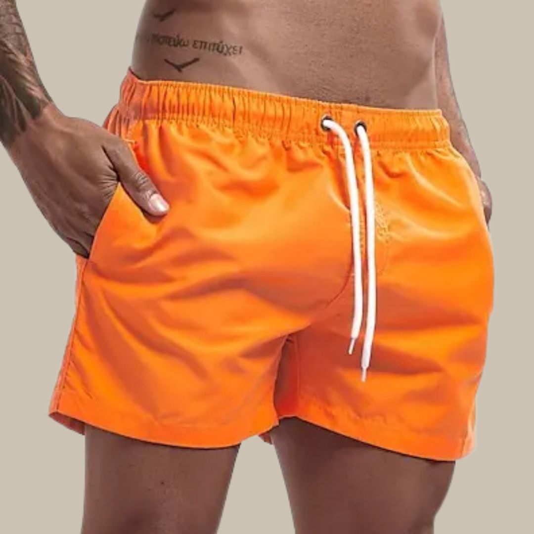 Image of Ty | Men's Elastic Waist Swim Shorts