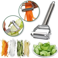 Multi-Tool Stainless Steel Veggie Peeler & Julienne Slicer