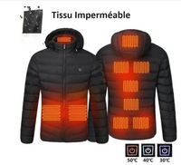 Unisex Smart Heated Jacket (Battery not included)