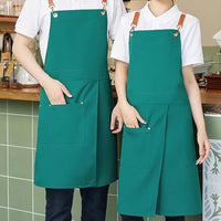 Unisex Split Apron with Pockets