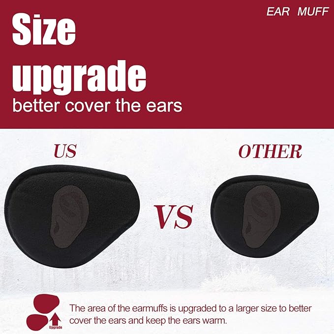 Unisex Warm Fleece Ear Warmers - FreezeEase