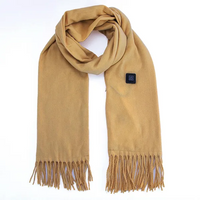 USB-Heated Fleece Scarf and Neck Wrap with Three Temperature Settings