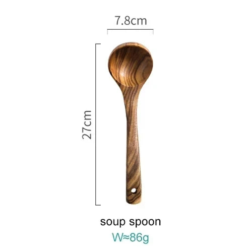 Versatile Acacia Kitchen Utensil Set