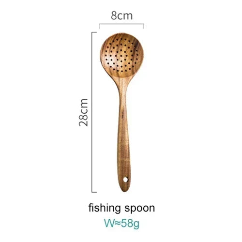 Versatile Acacia Kitchen Utensil Set
