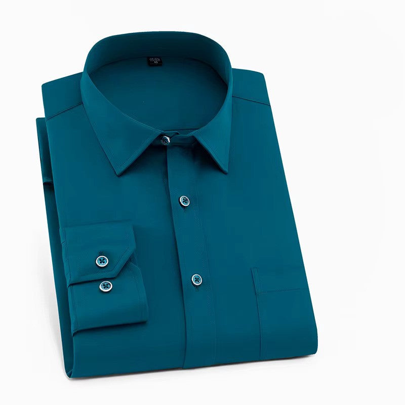 Smart Casual Stretch Button-Down Shirt