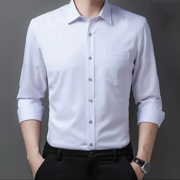 Smart Casual Stretch Button-Down Shirt