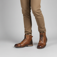 Vintage-Style Ankle Boots - Jeremy