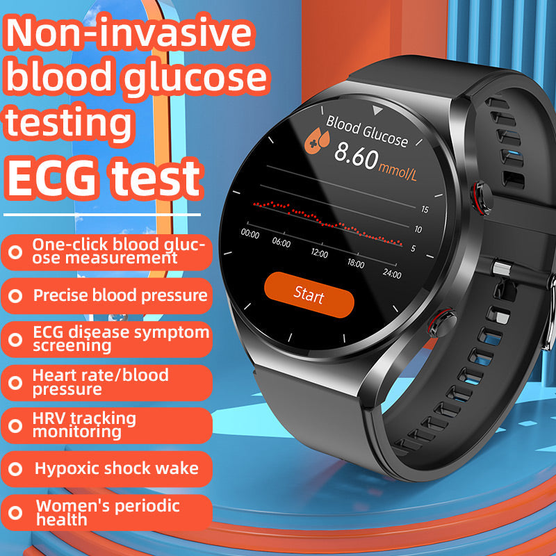 VitaPulse Pro Watch for Glucose, BP, ECG and HRV Health