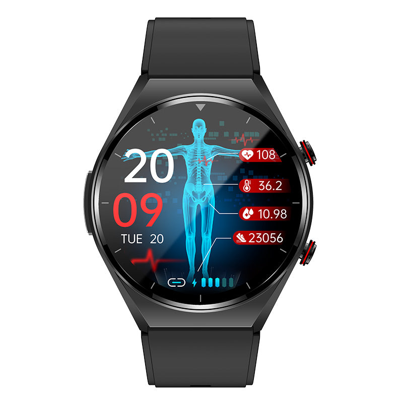 VitaPulse Pro Watch for Glucose, BP, ECG and HRV Health