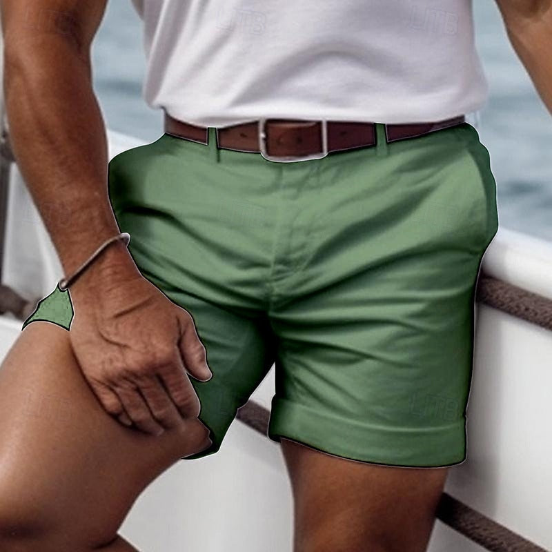 Image of Wade | Men's Cuffed Chino Shorts