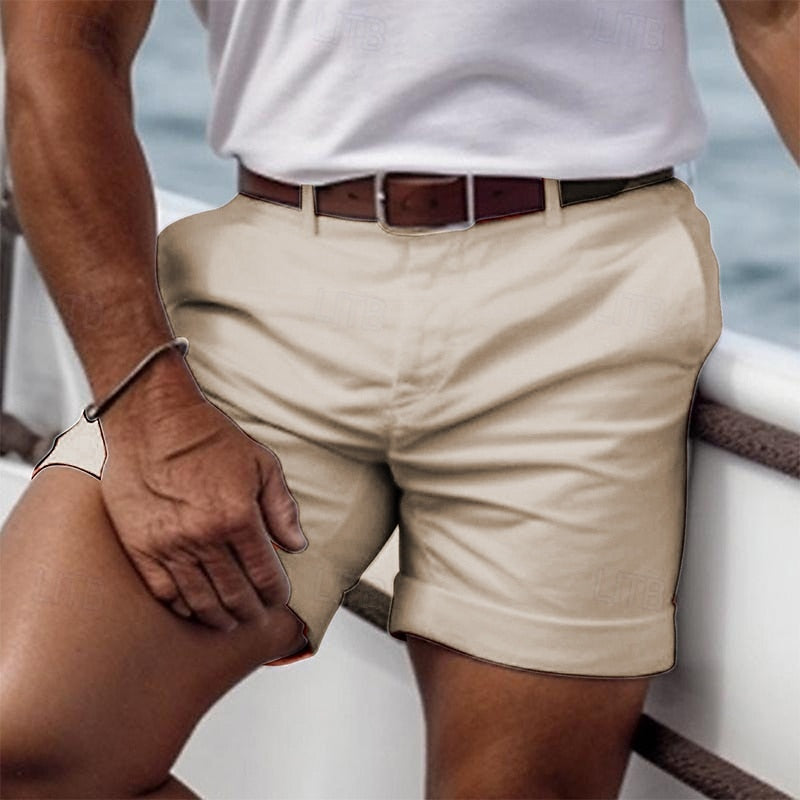 Image of Wade | Men's Cuffed Chino Shorts