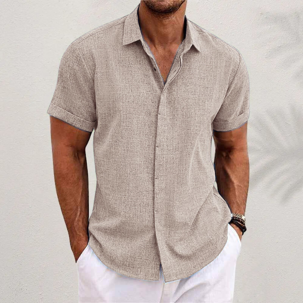 Image of Wade | Men's Short Sleeve Button-Down Shirt