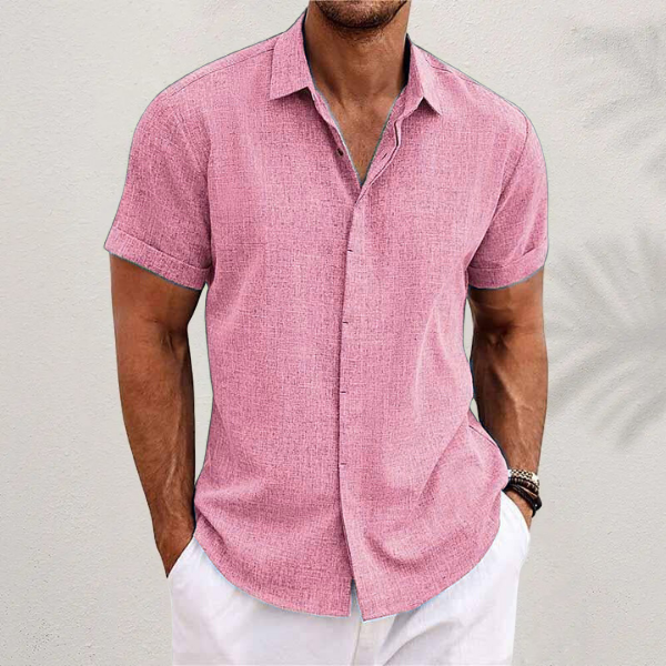 Image of Wade | Men's Short Sleeve Button-Down Shirt