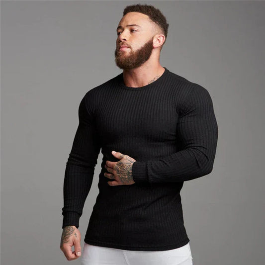 Image of Walter | Men's Slim Fit Long Sleeve Sweater
