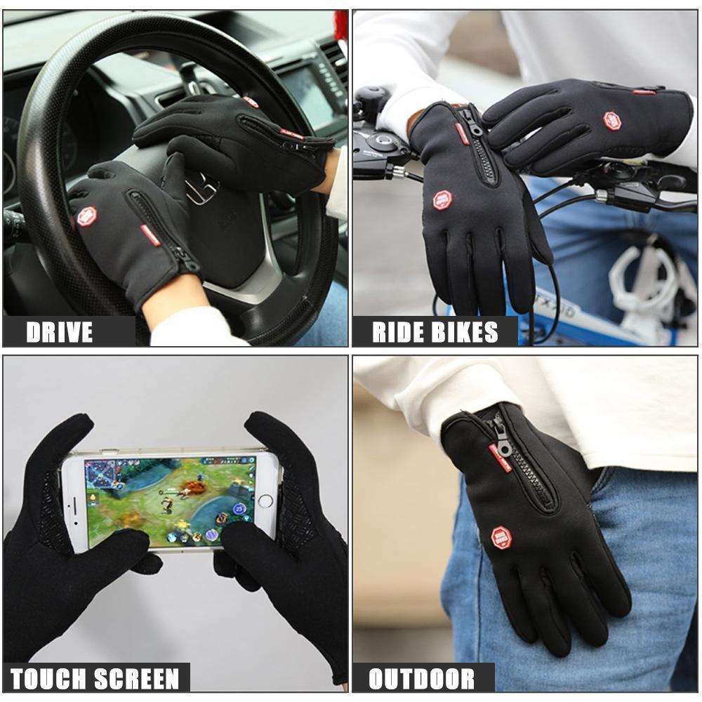 Warm Thermal Gloves for Cycling, Running, Driving