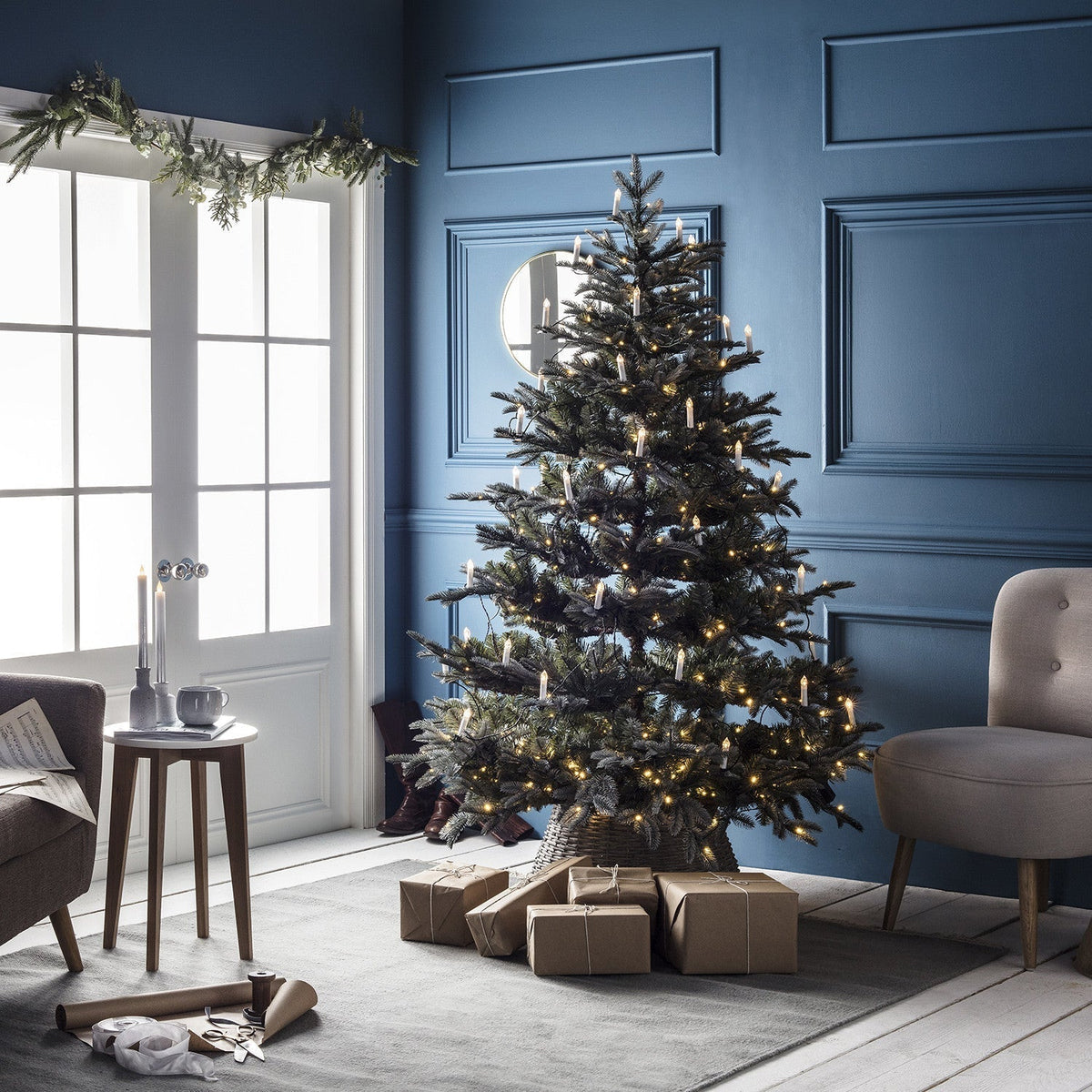 Warm White LED Candle Lights – Classic Christmas Tree Decorations