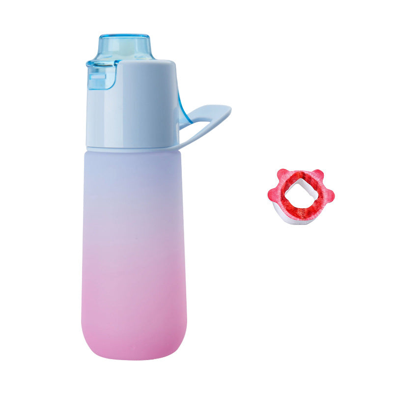 Water Bottle with Aroma Ring and Spray Function