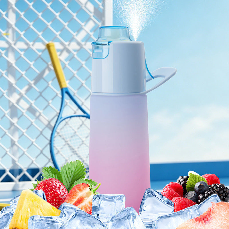 Water Bottle with Aroma Ring and Spray Function