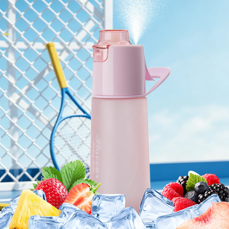 Water Bottle with Aroma Ring and Spray Function
