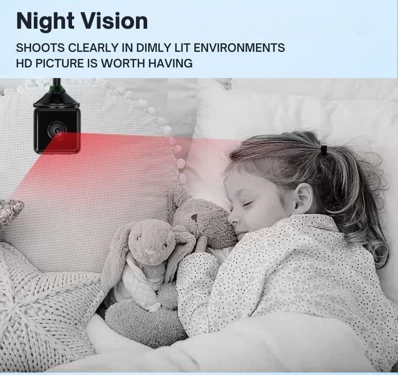 Wearclo | 1080P Wireless WiFi Security Camera | Weather-Resistant, App-Controlled & Ideal for Indoor and Outdoor Surveillance | Small Closed Circuit Camera