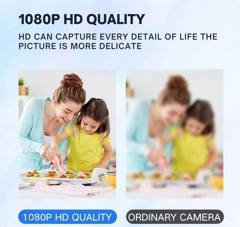 Wearclo | 1080P Wireless WiFi Security Camera | Weather-Resistant, App-Controlled & Ideal for Indoor and Outdoor Surveillance | Small Closed Circuit Camera
