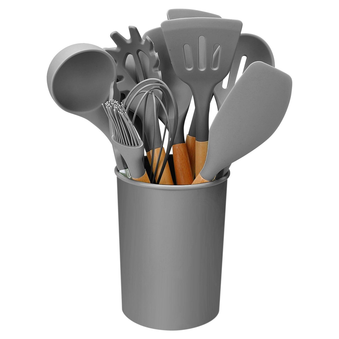 Wearclo | 11-Piece: Silicone Kitchen Utensil Set