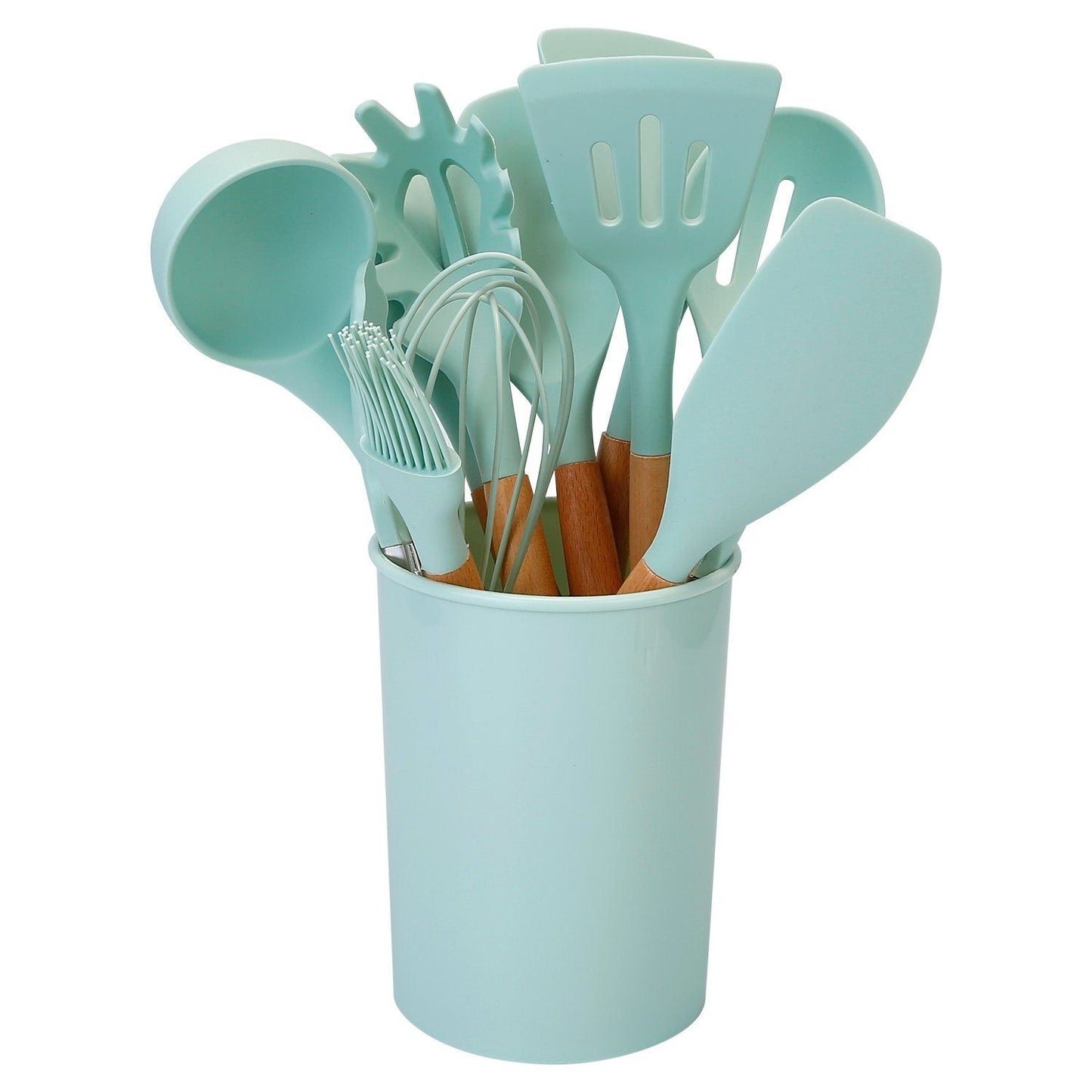 Wearclo | 11-Piece: Silicone Kitchen Utensil Set