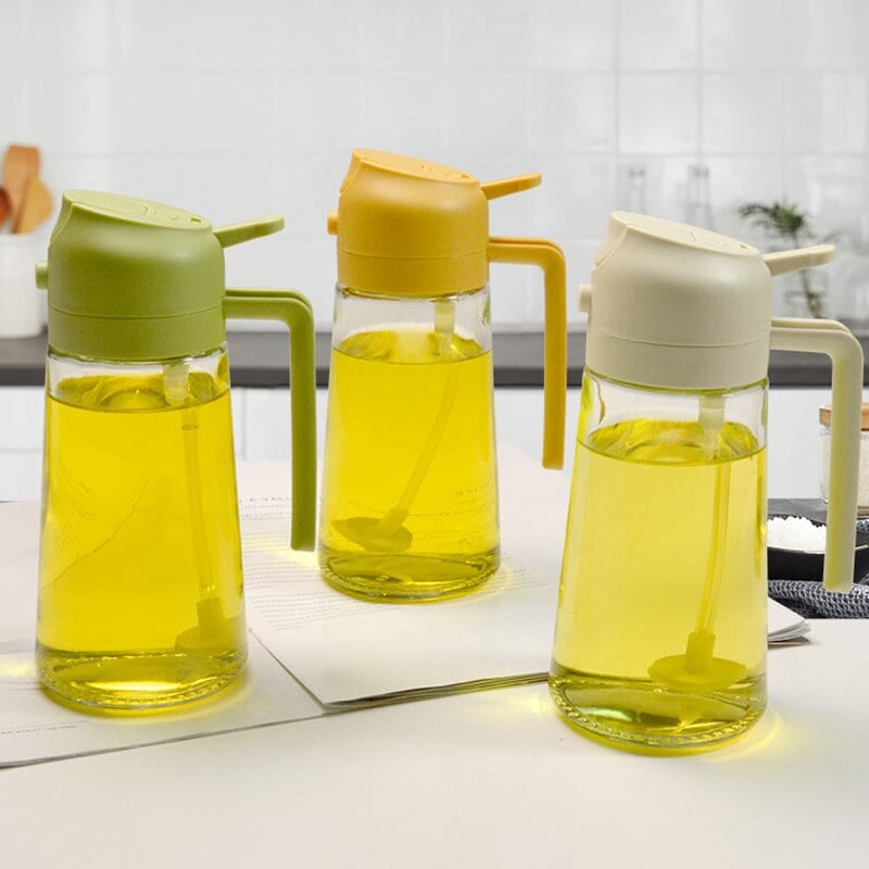 Wearclo | 2-in-1 Glass Oil Sprayer and Dispenser