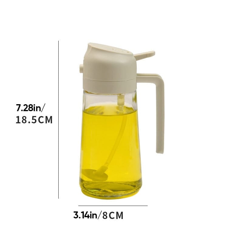 Wearclo | 2-in-1 Glass Oil Sprayer and Dispenser