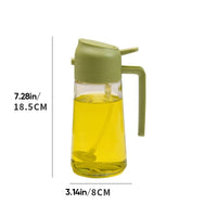 Wearclo | 2-in-1 Sprayer and Pourer Glass Oil Bottle