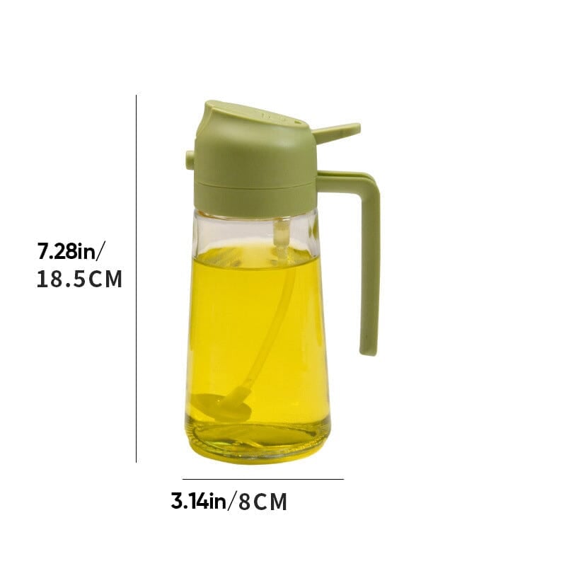 Wearclo | 2-in-1 Glass Oil Sprayer and Dispenser