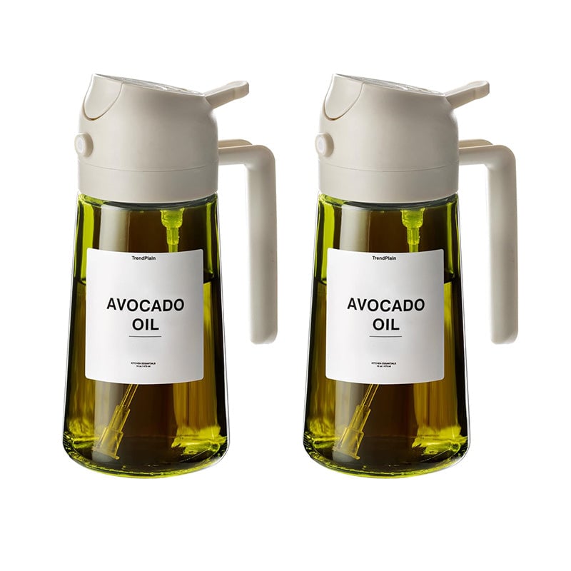 Wearclo | 2-in-1 Glass Oil Sprayer and Dispenser