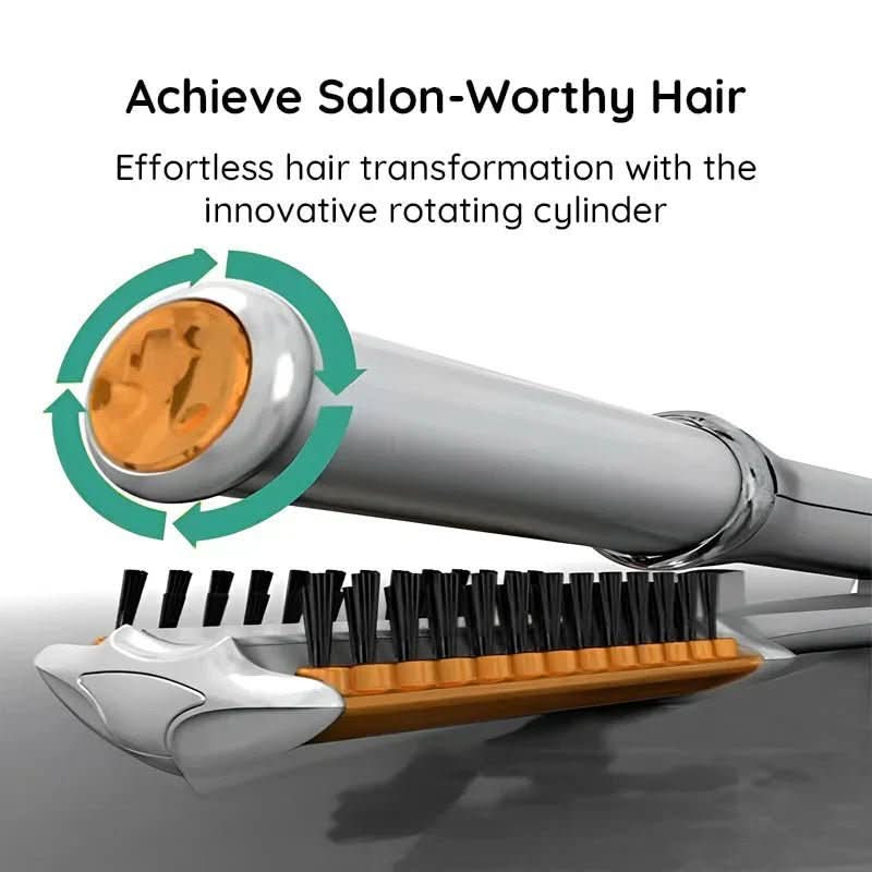 Wearclo | 2-in-1 Rotating Hair Brush for Styling and Smoothing