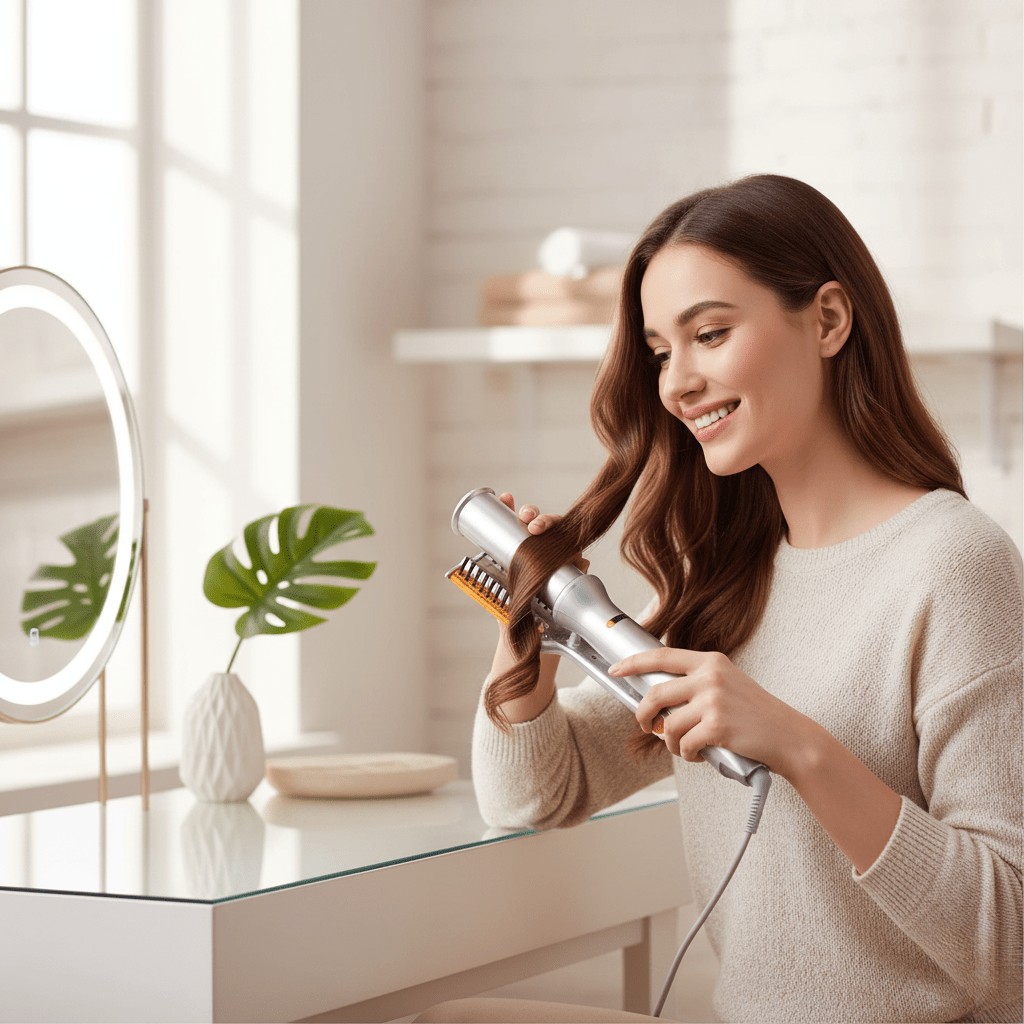 Wearclo | 2-in-1 Rotating Hair Brush for Styling and Smoothing