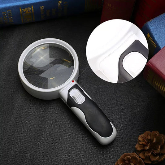 Wearclo | 20X optical magnifying glass with LED light