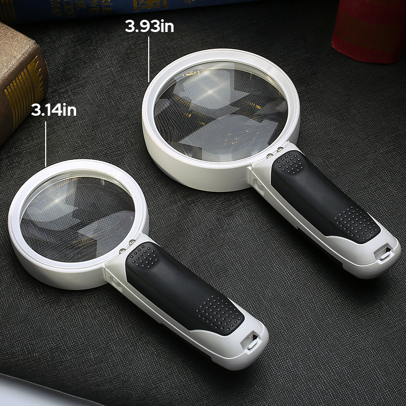 Wearclo | 20X optical magnifying glass with LED light