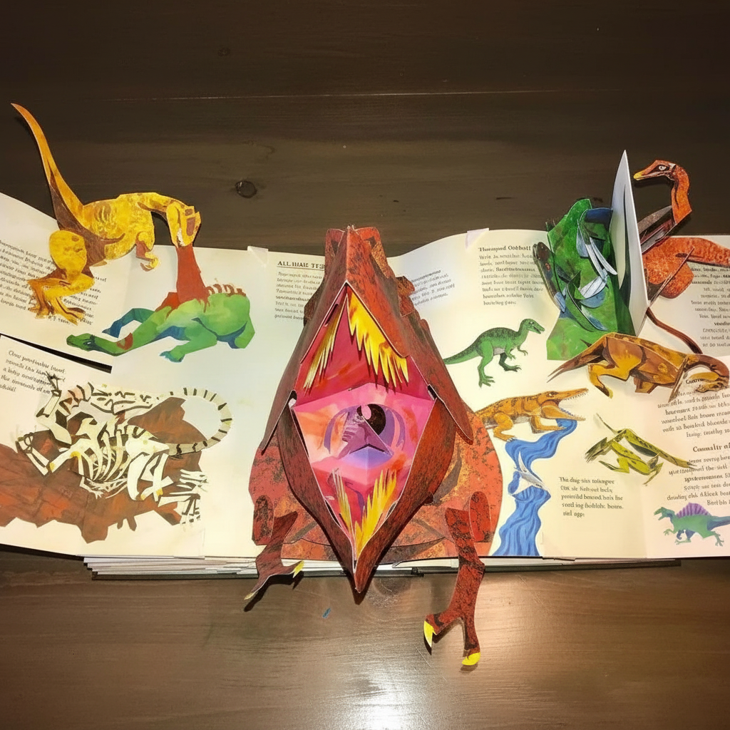 Wearclo | 3D Pop-up Book Dinosaurs