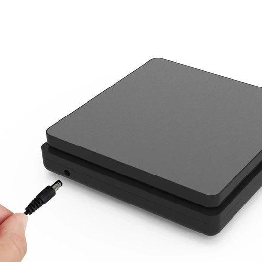 Wearclo | 5 kg/0.1 g and 10 kg/1 g digital electronic kitchen scale, LCD screen, fully waterproof stainless steel tool for baking