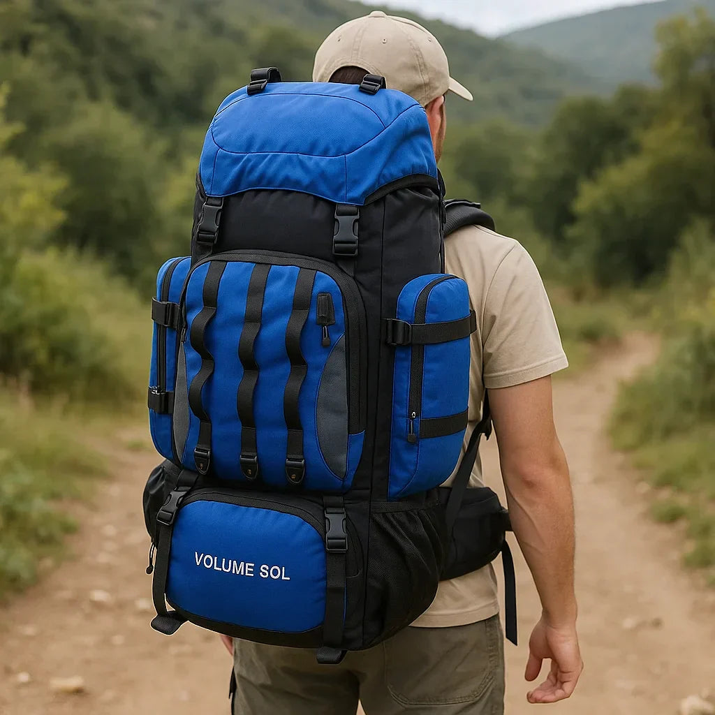 Wearclo | 90L Waterproof Hiking Backpack - Ultra-Light Travel Pack for Outdoor Adventures & Camping