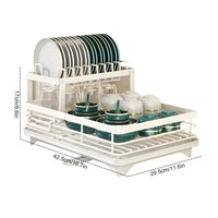 Wearclo | Adjustable Dish Drying Rack - Extendable Kitchen Draining