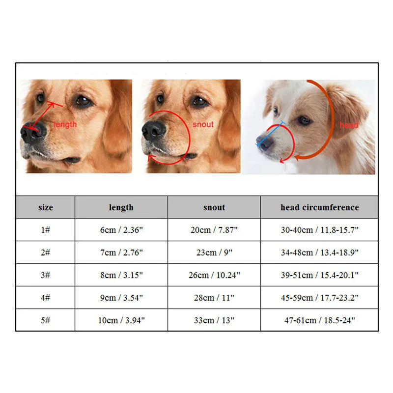 Wearclo | Adjustable Silicone Dog Muzzle | Anti-Bite, Training & Barking Control