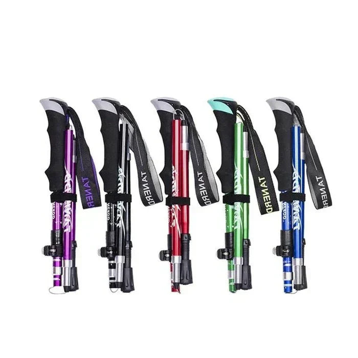 Wearclo | Adjustable Trekking Poles - Folding Telescopic Rod